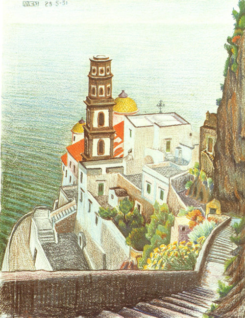 View of Atrani, 1931, M.C. Escherhttps://www.wikiart.org/en/m-c-escher/view-of-atrani