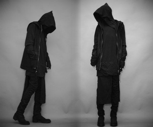 fractamateria:What people are wearing today -Silent, Rick Owens and DRKSHDW, Guidi