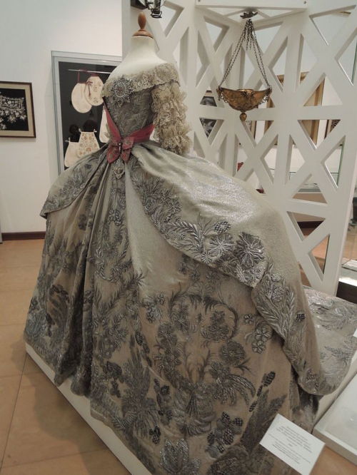 Replica of Catherine II’s wedding dress from 1745