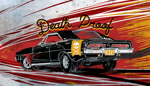 nvm-illustration: “Death Proof” - Quentin Tarantino