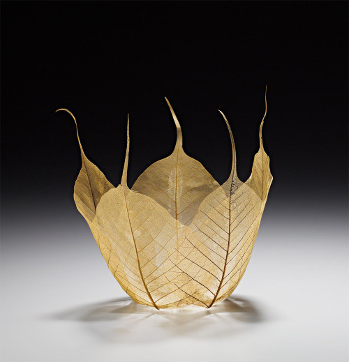 littlelimpstiff14u2: Beautiful Leaf Bowls Made From Real Leaf Skeletons by Kay Sekimachi Ethereal bo