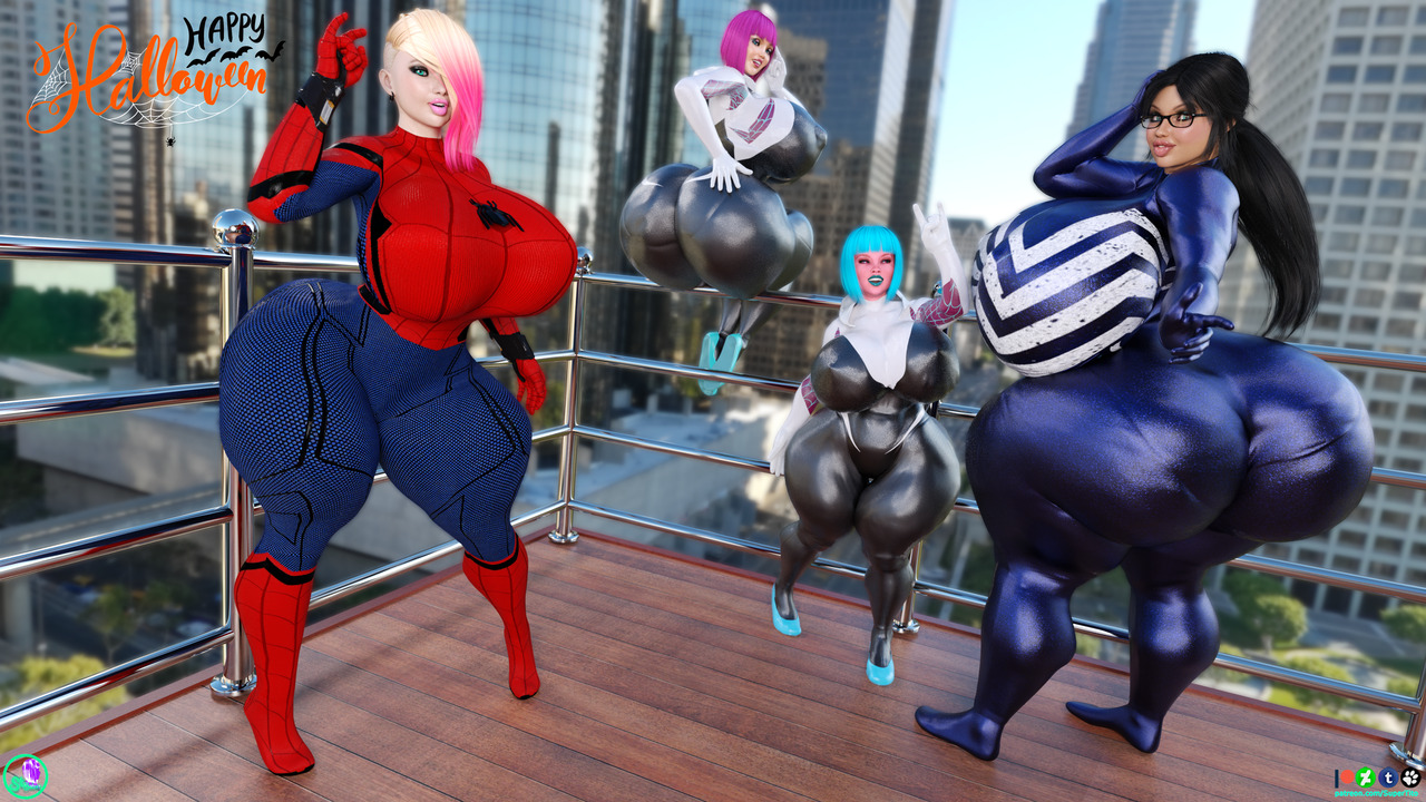   Did this last night after work. I made Lola n Nissa as Spider-Gwen, Mia as Spider-man(MCU)