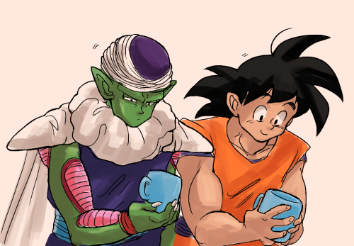 hardcoreadoration:  wellfine:  clown-from-the-neck-down:  wellfine:  green dad is moved  Not pictured: Vegeta with a mug that say’s WORLD’S BEST DAD     It’s back! Love it.