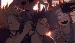 keiid:   ‘’ Don’t fall asleep in the A-1 dorm… ‘’ Preview of my work for the @shinsouzine ♡   