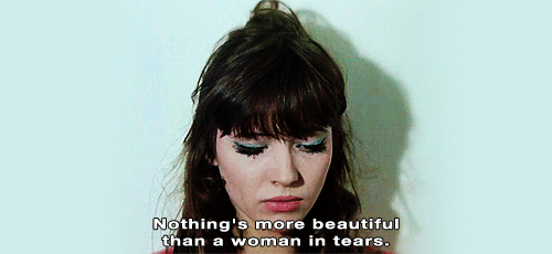 supermodelgif:  Une femme est une femme (1961) - Jean-Luc Godard  Then I am often beautiful. After Ricky Steece’s set last night I was telling a guy that Ricky always makes me cry when he plays and the guy told me that he cried when I played.