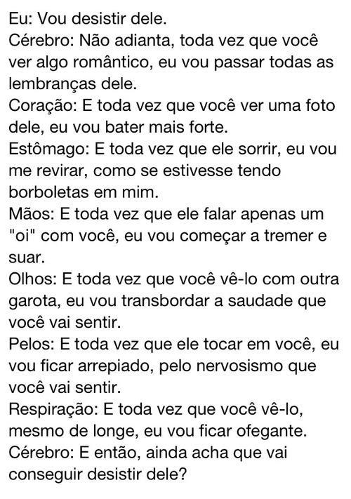 Aprendi que contigo nada é para sempre