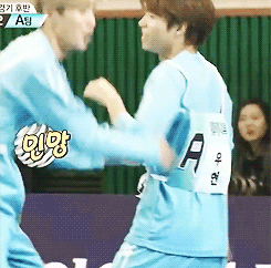 inpinitaize:  woohyun kicks the ball and it hits him right back in the face 