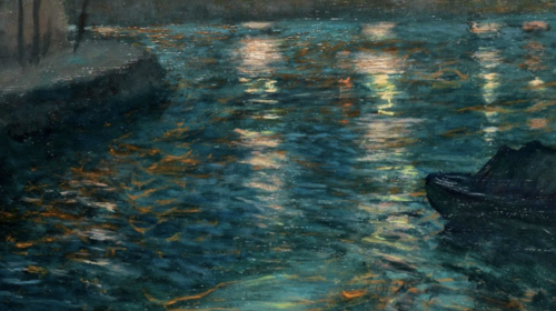 Reflection details in Frits Thaulow‘s paintings