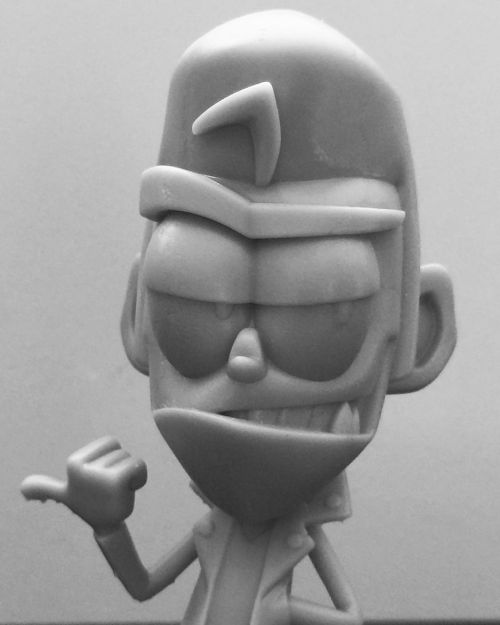 First test print of the Snag figure sculpt. Arms and legs will need beefing up to make them sturdier