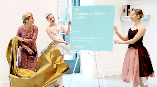 theroyalsandi: The Countess of Wessex opened the new ‘Countess of Wessex Studios’ at Central School 