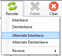 Not Another PDF Scanner) - Choose Reorder&quot; &gt; Alternate Interleave