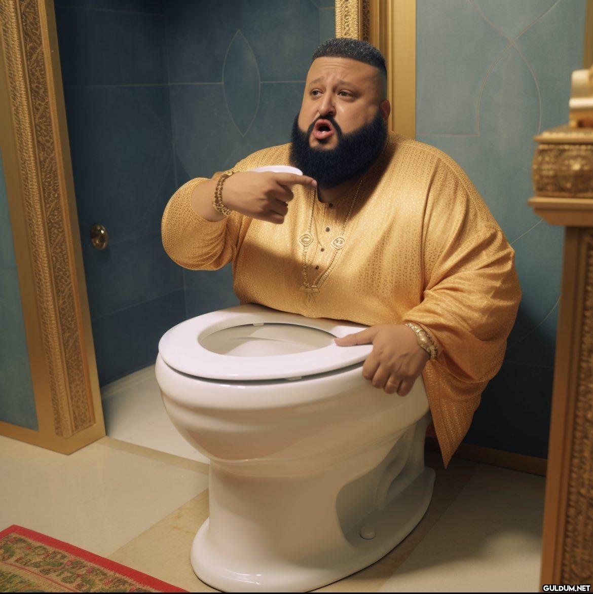 DJ Khaled toilet...
