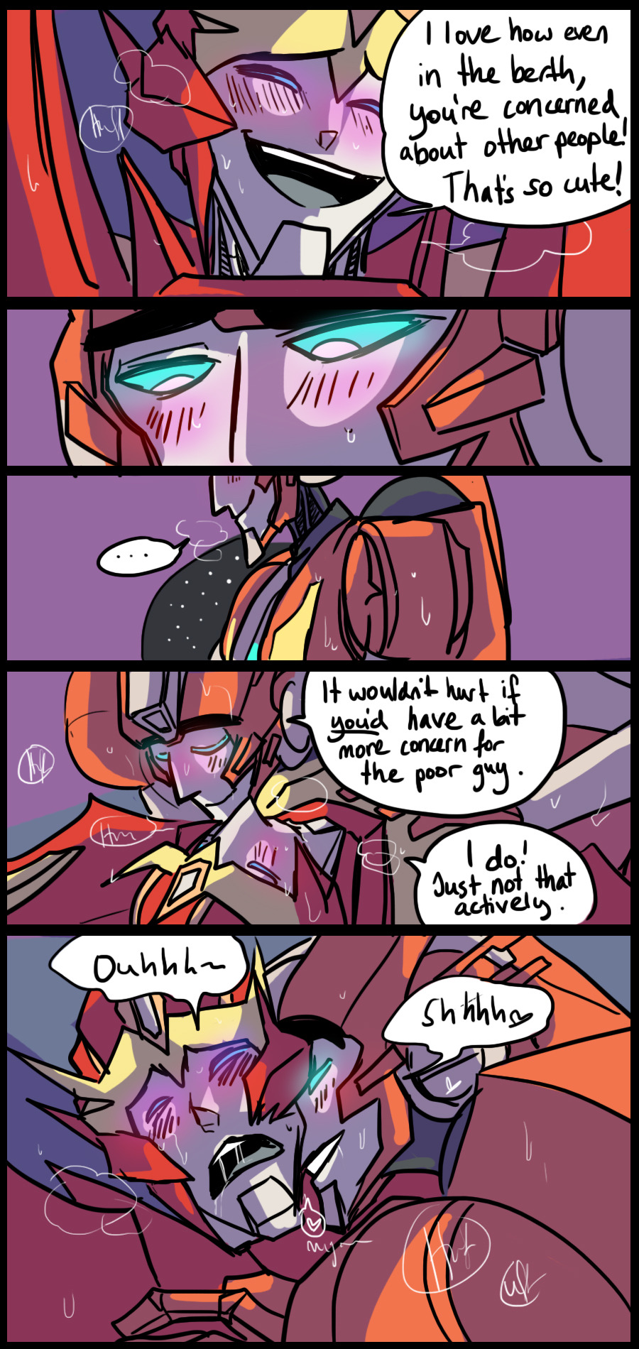 schandbringer:  I’m disgusting, and heavily breathing robots give me life. I know