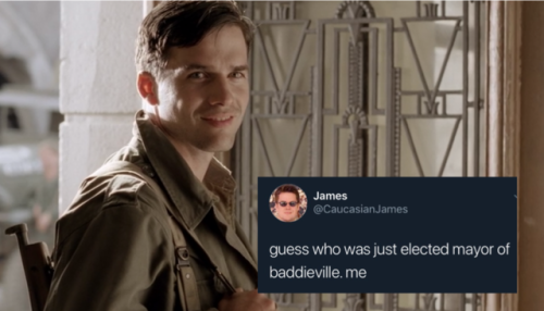 david-sharkthot-webster: Band of Brothers as Caucasian James Tweets x Part 1 click for better qualit