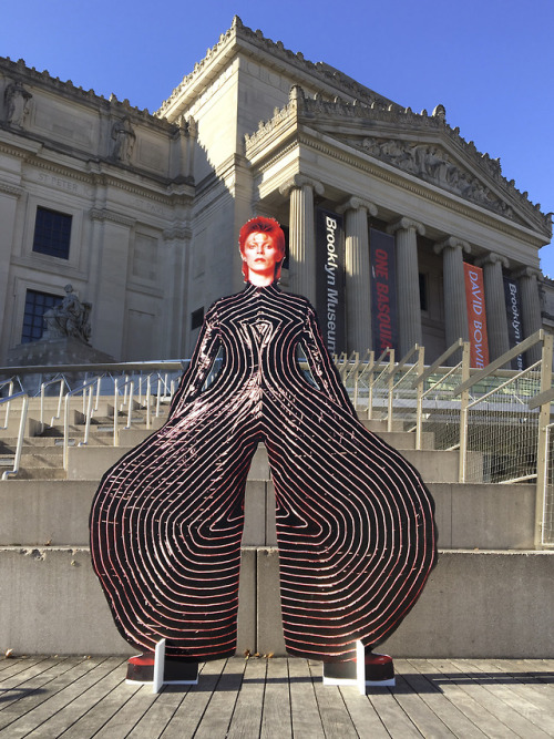 “Ready, set, go!” Bowie has landed in Brooklyn and will be starring in David Bowie is  through July 