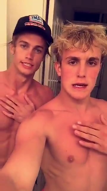 guytography:  Jake Paul & Neels Visser Shirtless 