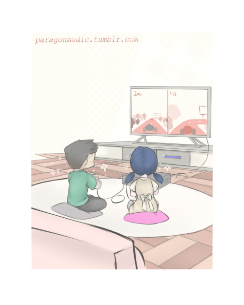 Video games–Smol babies enjoying video games indoors (❁´▽`❁)*✲ﾟ*