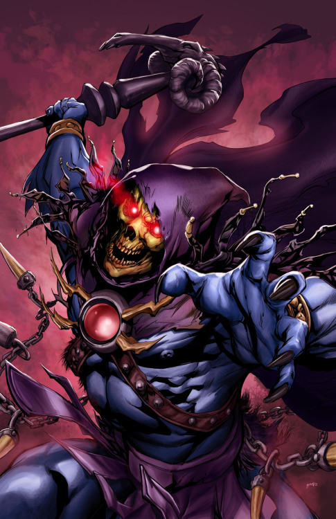 creaturesfromdreams:Skeletor Print for Baltimore Comicon (9-7-2013) by popmhan