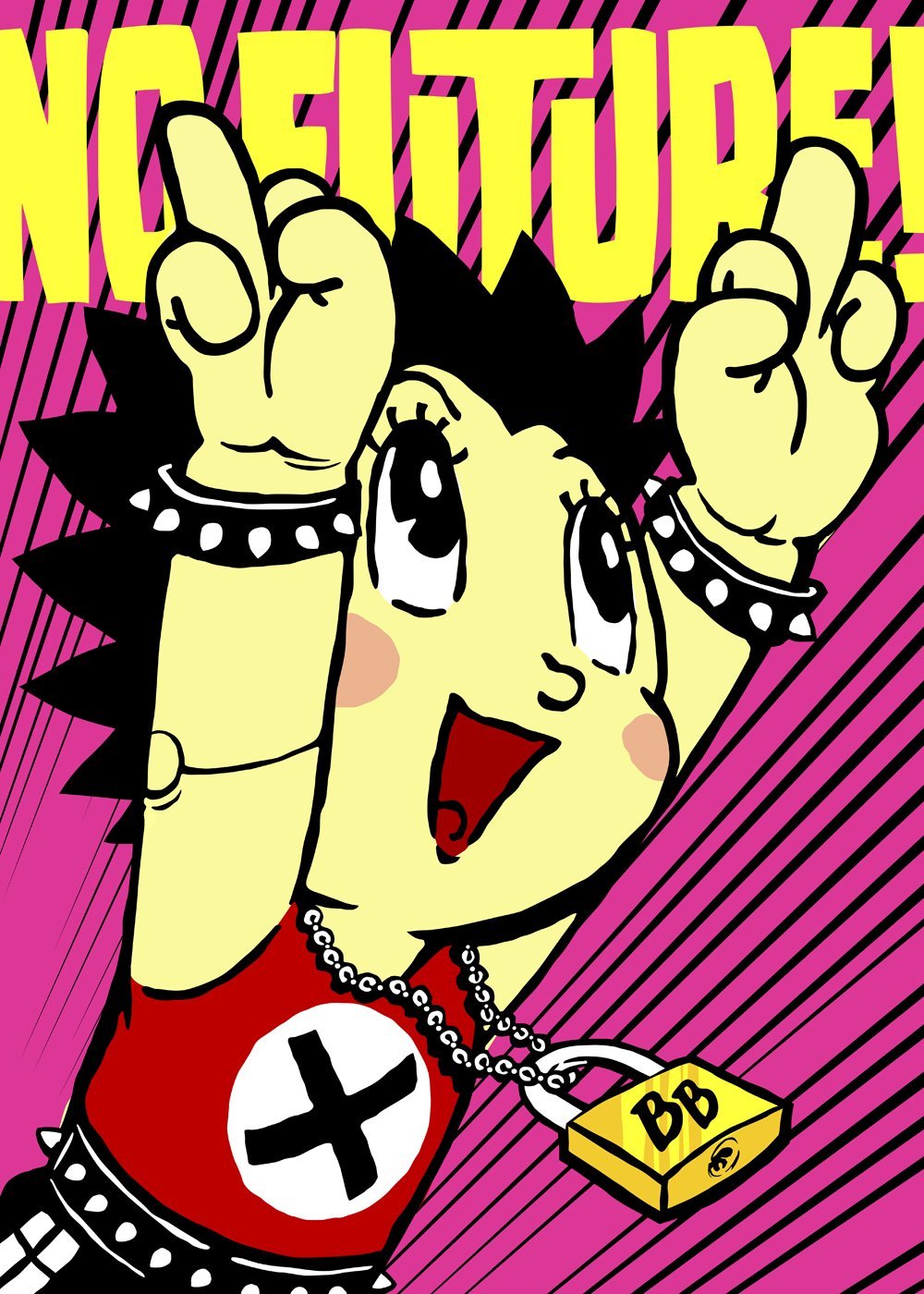 notquiteapinup:  thekhooll:  Post-Punk &amp; Vintage Comics Butcher Billy   Amy!