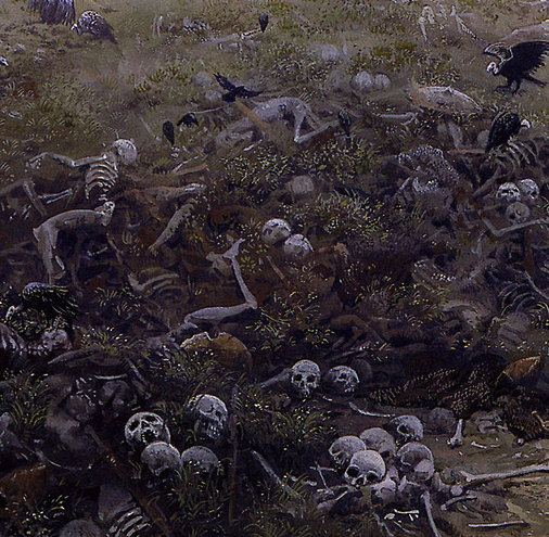 socialpsychopathblr:  The Hill of Slain by Ted Nasmith 