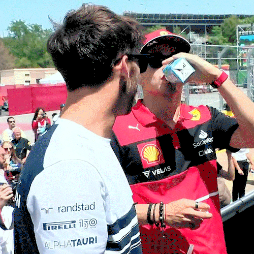 what are they gossiping about? wrong answers only #i messed with maxs drs switch just for shits n gigs noooo u didnt!  #and then i told them they could search my cock and balls themselves if they wanted nooooo youre kidding; #pierre#charles#pierregaslyedit#charlesleclercedit#charles leclerc#pierre gasly#spain22#f1edit#formula1edit#formula 1#f1#userteags#sezposting#piarles #theyre just two old ladies drinking tea gossiping on their porch