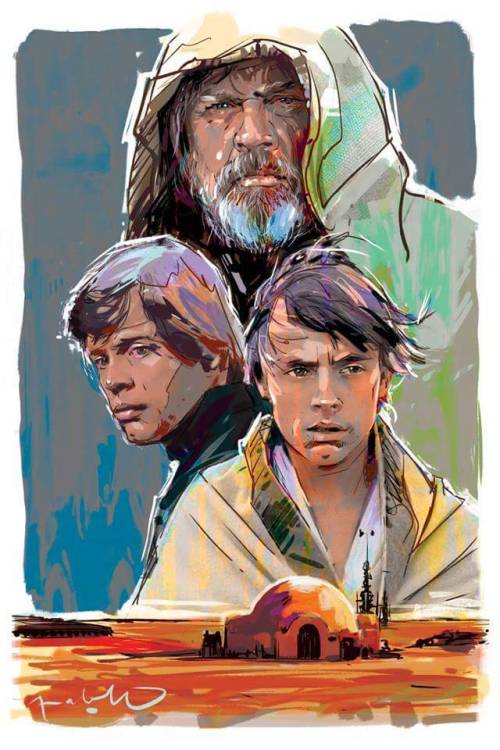 star-wars-forever: Luke Skywalker by Pablo