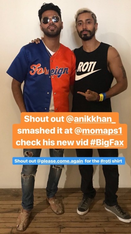 semisweetshadow:Riz & Anik Khan (via Riz’s instagram story 8/26)