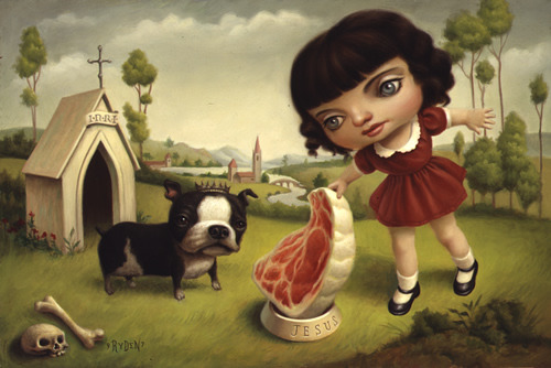 artesurrealista:A Dog Named Jesus - Mark Ryden