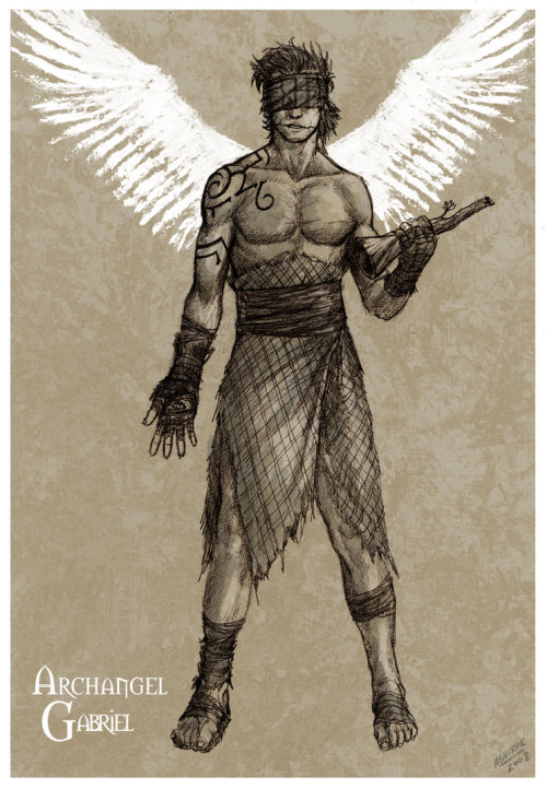 Archangel Michael and other primordial Angels by sketcheronline