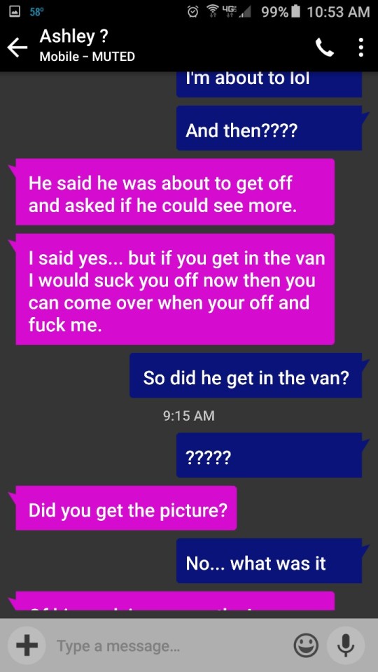 Text Messages Between My Wife And Myself.