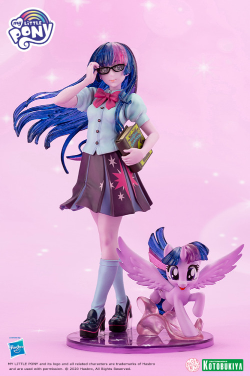 twilightsparklesharem: mlp-merch:     Lots of Kotobukiya news this morning! Princess Celestia and Luna have been announced. The finished statue for Sunset Shimmer and a Limited Edition for the Twilight Sparkle one have been revealed as well. For more