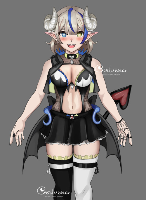 cerivena: IT IS FINALLY TIME !! Hi everyone my name is Ceri chan ! I’m a succubus in training and m