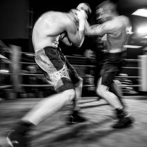 Ringside at last night’s UBBAD bare knuckle boxing in Newcastle. Kevin Bennett v’s John Spencer.