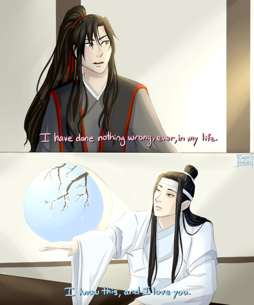 copperphthalo: Jiang Cheng:I was in China for less than a week before the gay necromancer sucked me 