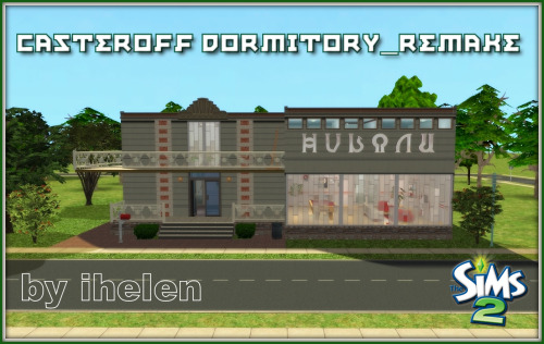 Casteroff Dormitory remake by ihelenДще 20*30No CCDownload at ihelensims site