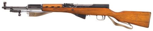 Chinese Type 56 SKS carbine, used by North Vietnamese/Vietcong forces during the Vietnam War, captur