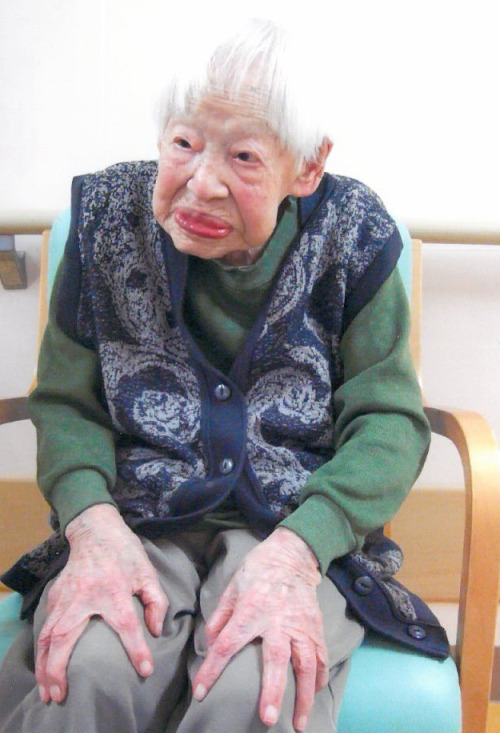 Misao Okawa,The World’s Oldest Living Person, Celebrates Her 117th Birthday in Osaka, Japan