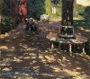 great-and-small:a-sadnoodle:I cannot express how much I adore dappled shadows formed by sunlight in paintings and photography and in real lifeI also adore how this pattern has manifested itself in the form of camouflage for some speciesThe echo of those