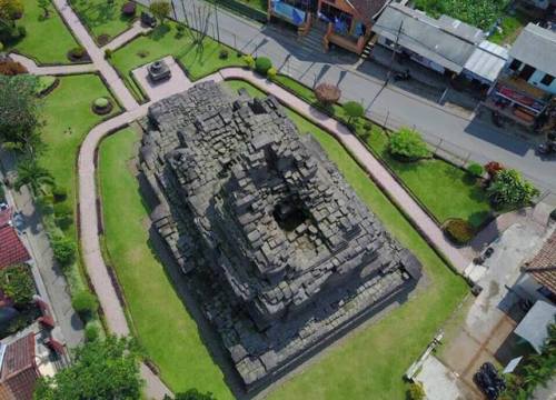 Candi Jago, a ruined hindu temple at Java