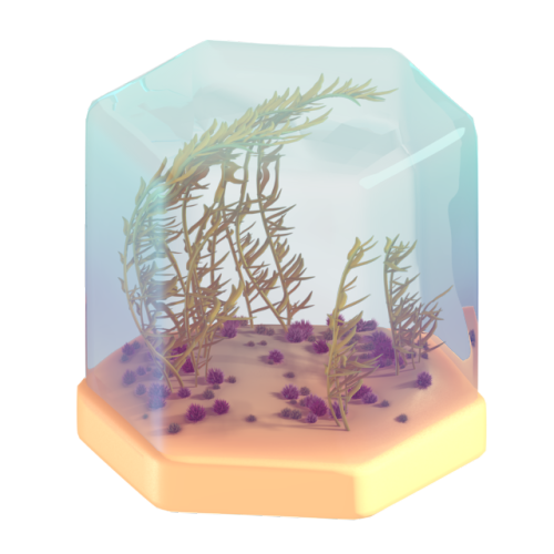 Little kelp forest for day 3!Also just another reminder (since tumblr’s been throwing a tantrum late