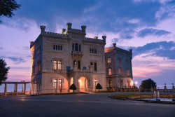 Allthingseurope:  Miramare Castle, Italy (By Sophai900)