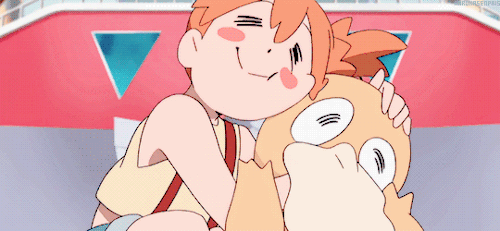 harukasenpais:Misty and Psyduck - Pokemon Sun & Moon ep 43
