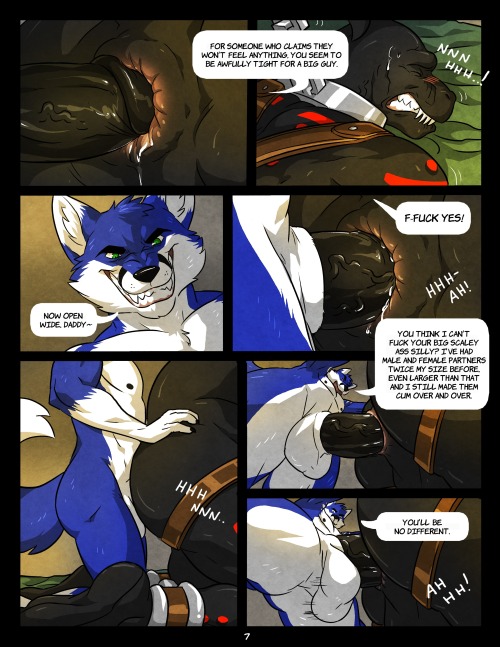 homodracofilo:howlinmadness90:Black and Blue By  WFAI have a feeling there’s more, i hope I’m right XDThis is the best thing ever, there has to be more!