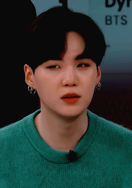 Min Yoongi Talks In Pout