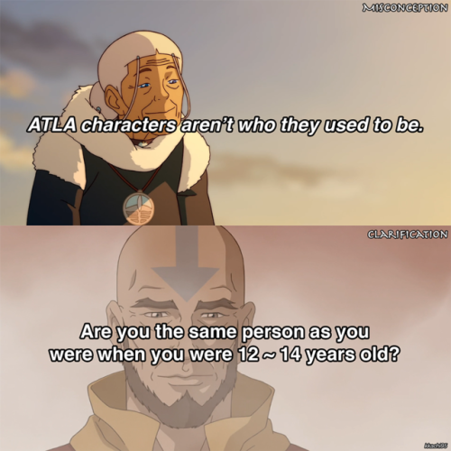 kkachi95:Some of the most common misconception / complaints I see about The Legend of Korra. TLOK 