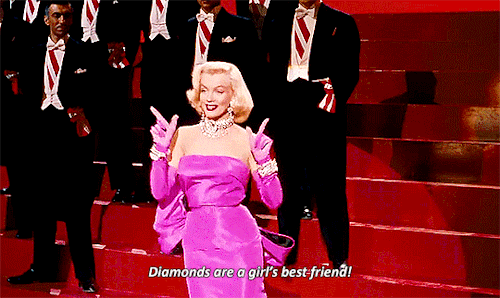 cinemagifs:Gentlemen Prefer Blondes (1953) dir. Howard Hawks
