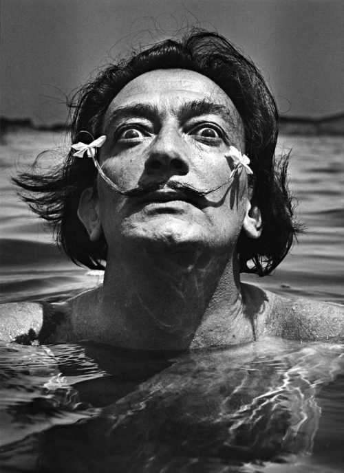 Jean Dieuzaide: Dali in the Water, Cadaques, Spain, 1953