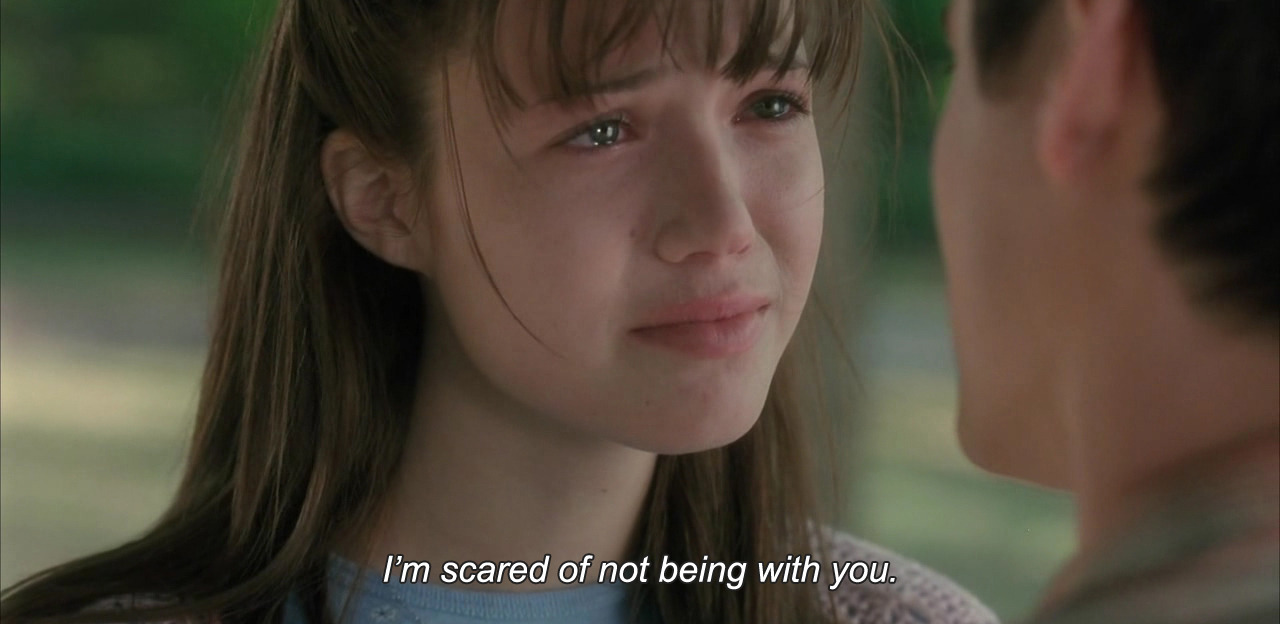 anamorphosis-and-isolate:  — A Walk to Remember (2002)&ldquo;I’m scared of