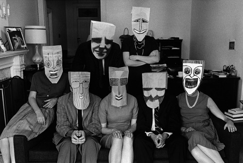 magictransistor:Inge Morath, ‘Masquerade’ (The Saul Steinberg Mask Series), 1960-1962.Saul Steinberg