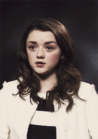 sansastarke:❝I like the fact that Arya isn’t afraid to say what she thinks and just come out with wh